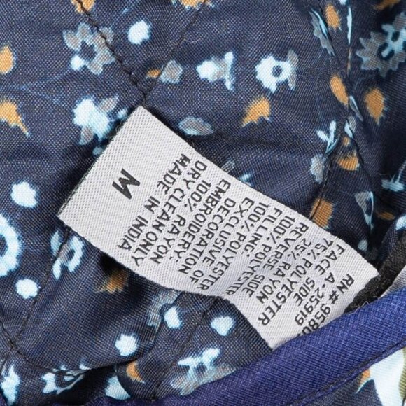 Quilted Reversible Patchwork Jacket VTG Boho Earthy Layered Embroidered Quirky - Picture 8 of 10